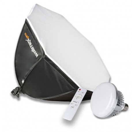 walimex pro LED 45W Octagon Ø65cm   Bi color