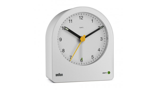 BRAUN BC22 W kvarts äratuskell valge