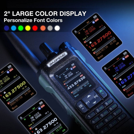 Baofeng DM-32UV digitaalne DMR 10W käsiraadiosaatja kahesageduslik VHF/UHF