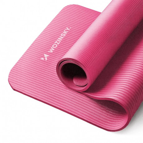 Wozinsky exercise mat 181x63x0.9cm, pink