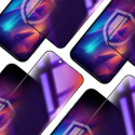 3mk Rainbow Privacy Tempered Glass for Apple iPhone 16e