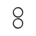Hardy Lens Protection Pro Black Glass for Camera Objects on Apple iPhone 16 / 16 Plus - Black