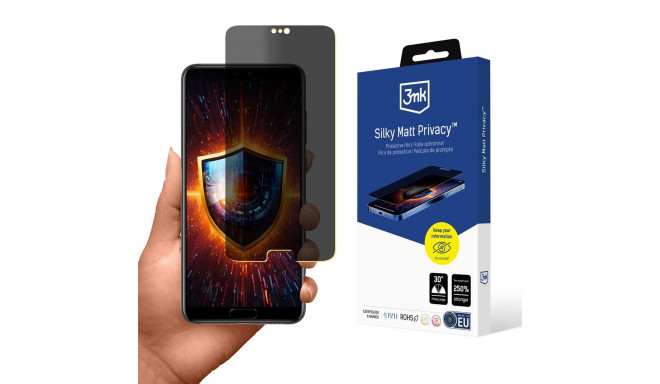 3mk Silky Matt Privacy Privacy Screen Protector for Huawei P20 Pro