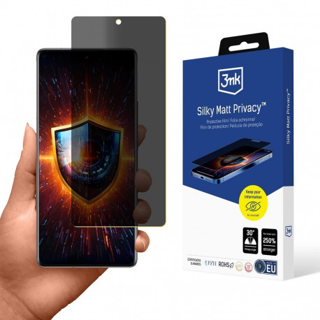 3mk Silky Matt Privacy Privacy Screen Protector for Vivo X100 Ultra