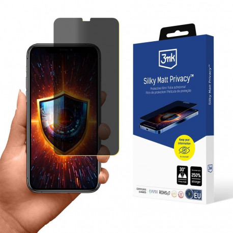 3mk Silky Matt Privacy Privacy Screen Protector for Apple iPhone XS Max