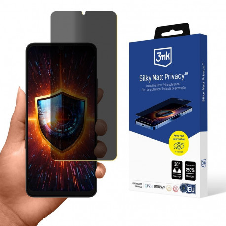 3mk Silky Matt Privacy Privacy Screen Protector for UleFone Note 20 Pro