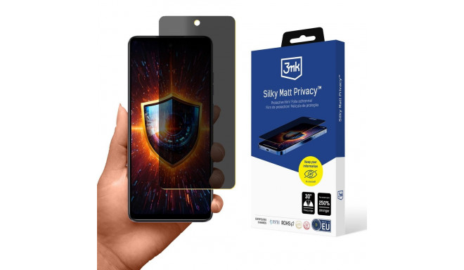 3mk Silky Matt Privacy Privacy Screen Protector for Motorola Moto E14