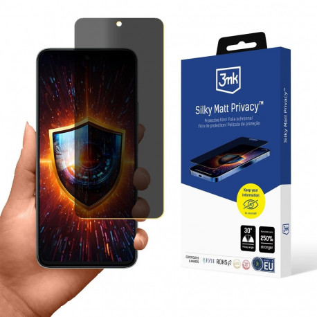 3mk Silky Matt Privacy Privacy Screen Protector for Honor 200 Smart