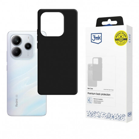 3mk Matt Case for Xiaomi Redmi Note 14 5G - black