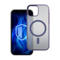 3mk Frosty MagCase Purple Case for Apple iPhone 12/12 Pro - purple
