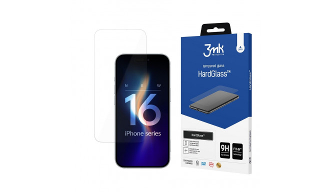 Tempered Glass 9H 3mk HardGlass™ for Apple iPhone 16 Pro Max