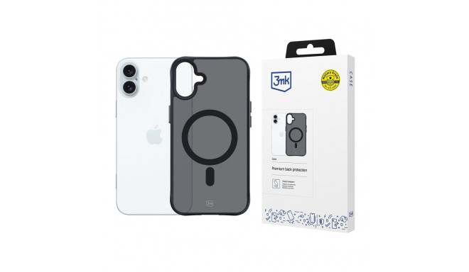 3mk Smoke MagCase with MagSafe for iPhone 16 Plus - semi-transparent