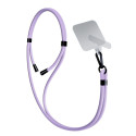 Smartphone Lanyard 3mk EasyClip - Purple