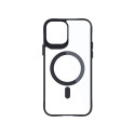 3mk Satin Armor MagCase with MagSafe for iPhone 12 Pro Max - Clear with Black Frame