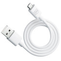 3mk Hyper Cable USB-A / micro USB 5V 2.4A 1.2m - white