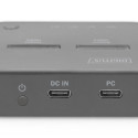 Digitus kahe M.2 NVMe SSD dokkimisjaam võrguvaba kloonimise funktsiooniga, USB-C™