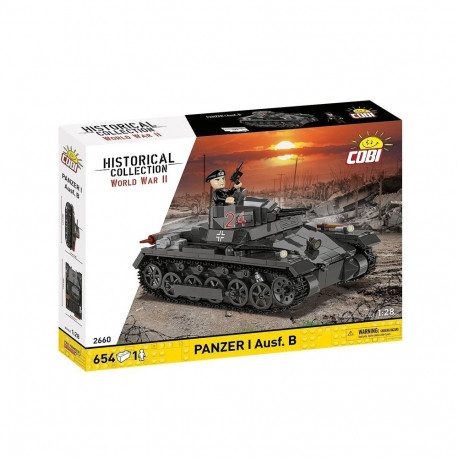 Klocki panzer I Ausf.B 654 elementi