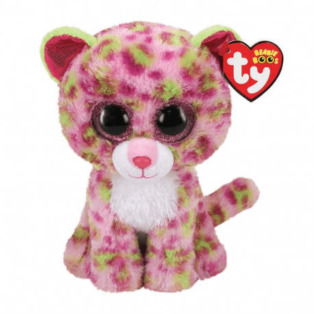 Maskotka ty beanie boos różowy leopard 15 cm