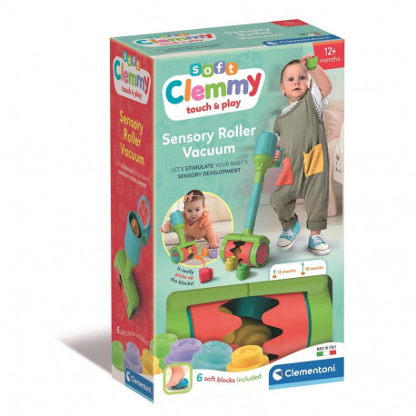 Clementoni Clemmy sensoorne tolmuimeja 17975 pehmete klotside sorteerijaga