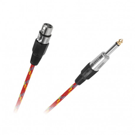 Mikrofonikaabel CANON-pesa–JACK-pistik 6.3mm 5m