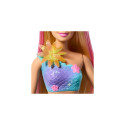 Barbie Flower Magic Mermaid Toy Doll with Surprise Blooming Flowers Feature &amp; Pearl Headband
