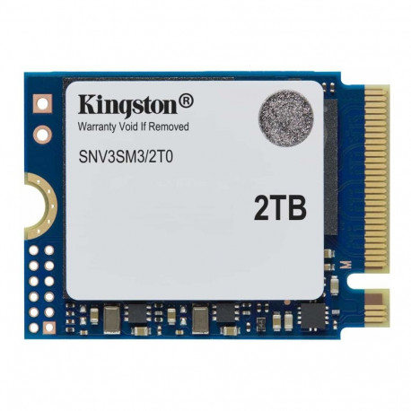 Kingston SSD NV3 2000 GB M.2 2230 SSD PCIe 4.0 x4 NVMe tahkis-ketas lugemiskiirus 6000 MB/s kirjutam