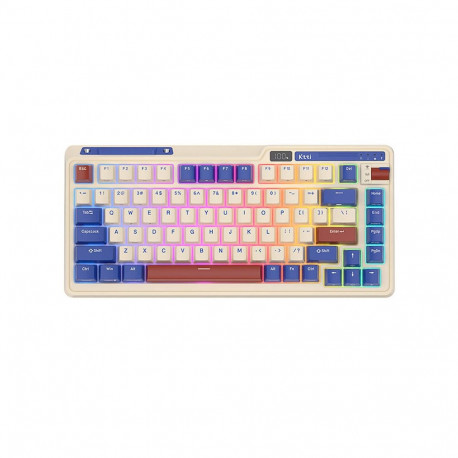 Royal Kludge KZZI K75 pro RGB wireless mechanical keyboard, Moment Switch (retro blue) (QWERTY)
