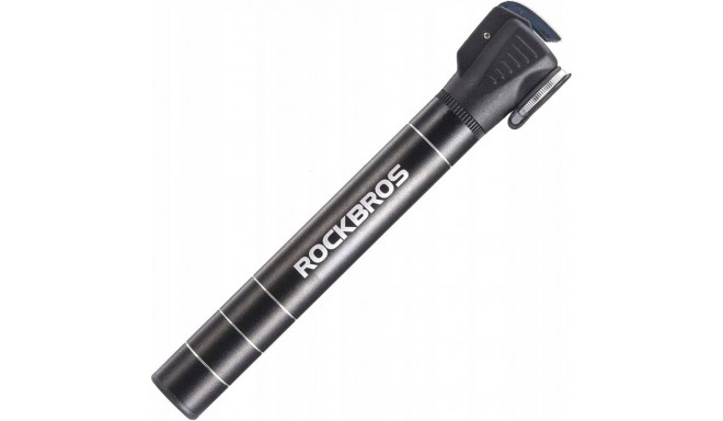RockBros väike jalgrattapump, 7 bar, 17 cm, must