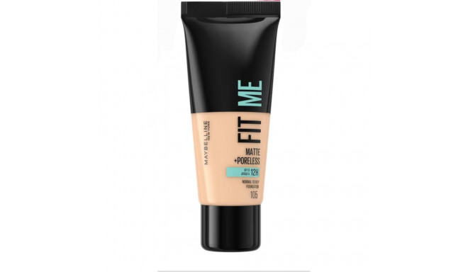 Maybelline Maybelline, Fit Me Matte + Poreless, Liquid Foundation, 105, Natural Ivory, 30 ml For Wom