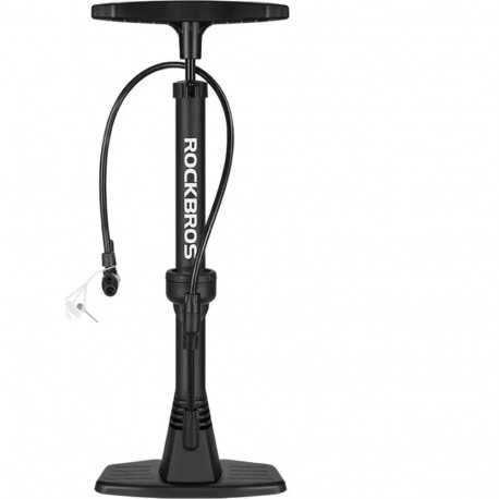 RockBros jalgrattapump manomeetriga, 11 bar, põrand, must