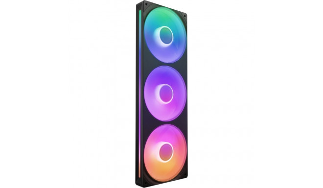 NZXT F360 RGB CORE ventilaator, 3 × 120 mm, must