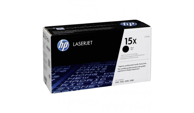 HP 15X lasertoonerikassett, must