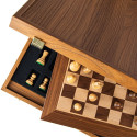 Chess Set - Manopoulos Walnut Chess Set 50x50 cm with Staunton Pieces