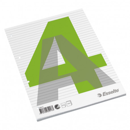 Kirjaplokk A4 100l. joon, liimköide ülal, augustus Esselte