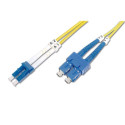 Digitus Patch Cord FO, Duplex, LC to SC SM OS2 09/125 , 1 m Digitus Patch Cord FO, Duplex, LC to SC SM OS2 09/125 , 1 m