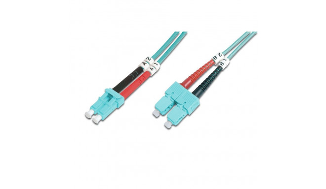 Digitus FO Patch Cord, Duplex, LC to SC MM OM3 50/125 , 1 m