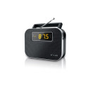 Muse M-081R Black, Alarm function, 2-band PLL portable radio