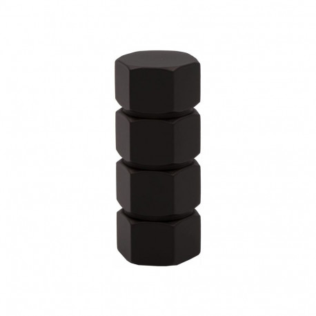 CURTAIN ROD FINIAL CRAFT D19 MAT BLACK
