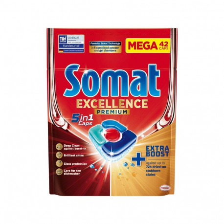 CAPS DISHWASHING SOMAT PREMIUM 42PCE