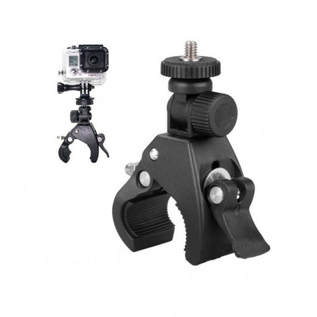Sports camera holder rotates 360 degrees