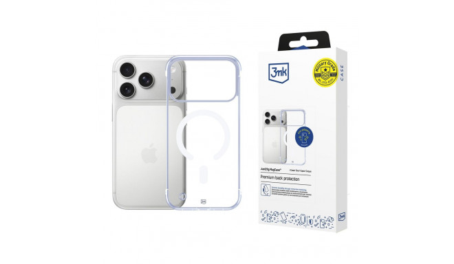 3mk Just20g MagCase for iPhone 17 Pro Max - Transparent