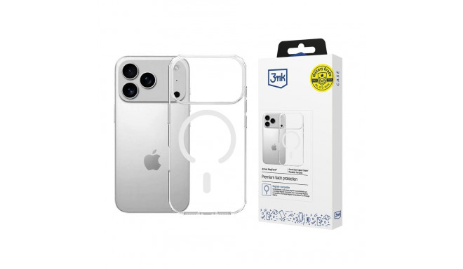 3mk kaitseümbris Armor MagCase Apple iPhone 17 Pro Max, läbipaistev