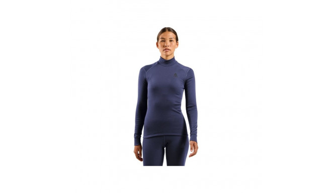 Odlo BL TOP turtle neck l/s ACTIVE WARM long-sleeved thermal underwear, size M, blue