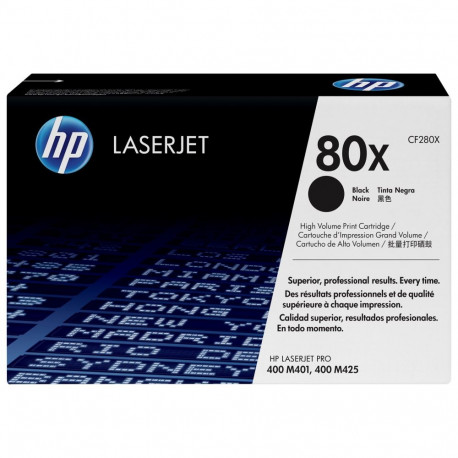 HP 80X suure tootlikkusega must originaal LaserJet toonerikassett