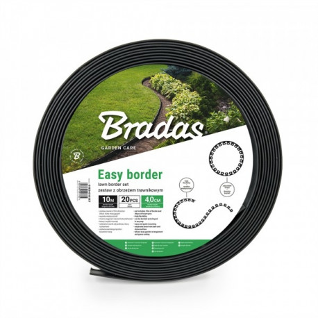 Lawn border set EASY BORDER, 40mm black