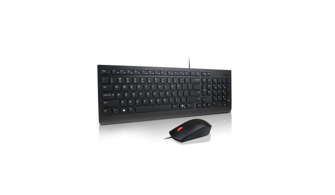 Lenovo Essential juhtmega klaviatuuri ja hiire komplekt nordic must