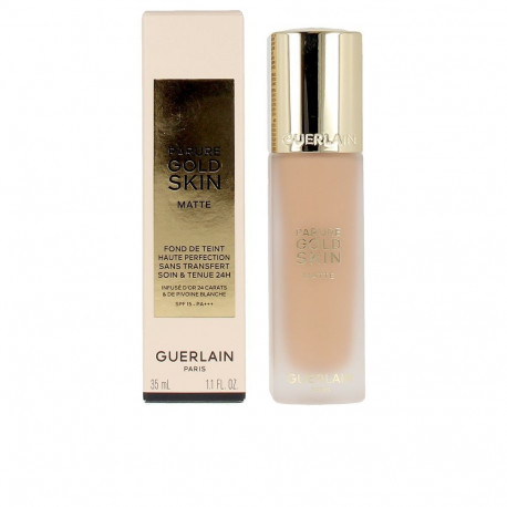 GUERLAIN PARURE GOLD MATE fondo de maquillaje mate #3W 35 ml