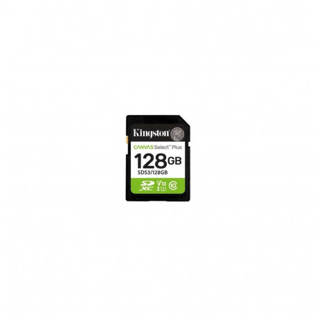 Kingston mälukaart SDXC 128GB Canvas Select Plus Gen3 150MB/s C10 UHS-I U1 V10