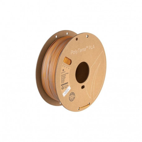 Poly Filament Polymaker PolyTerra PLA Dual Foggy Orange 1 75mm 1kg - Grey-Orange}