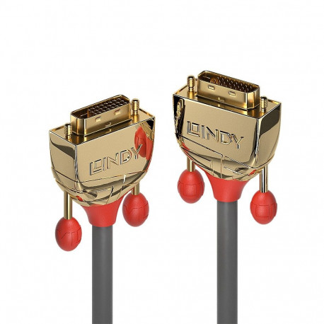 DVI Cable - LINDY Gold Line DVI-D Dual Link Cable, M/M, 2560x1600, 60Hz, 0.5 m, Black